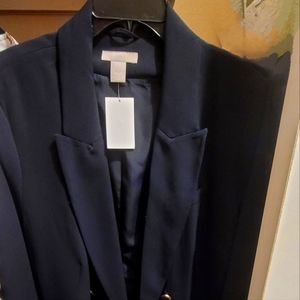H&M Navy Blue Blazer